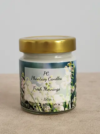Lumânare Parfumată "Fresh Mornings" - Fresh Lily Notes