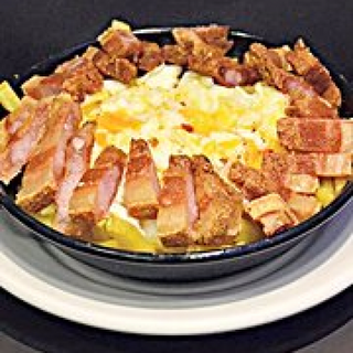 Huevos con Torrezno de Soria