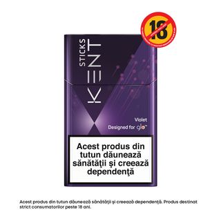 Pachet KENT designed for glo Violet (20 sticks)
