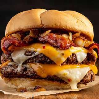 Double cheeseburger
