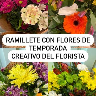 Ramillete de flores variadas. Tamaño S