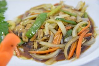 Verduras variadas salteadas