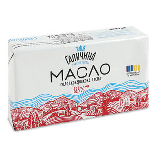 Масло солодковершкове «Галичина» 82,5% (180г)