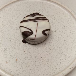 Alfajor chocolate blanco