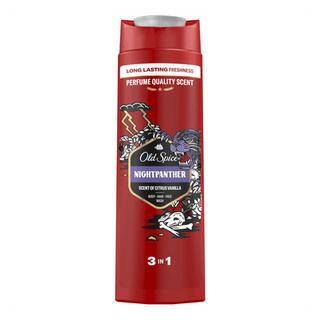 Гель для душу + шампунь Old Spice 3-в-1 Night Panther (400мл)