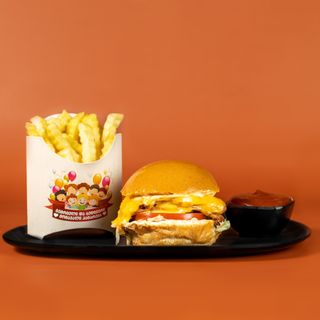 საბავშვო ქათმის ბურგერი