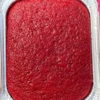 Moist Red Velvet Foil Cake