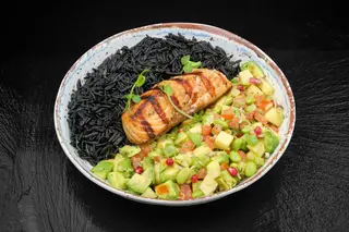 Salmon Salsa Bowl