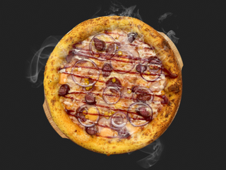 Селянська м'ясна піца