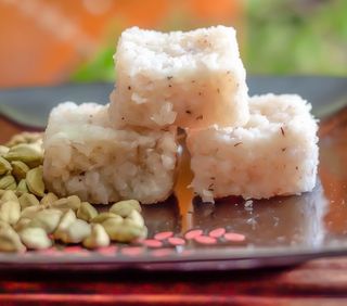 Coconut barfi