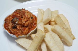 Igname Frit & Poisson