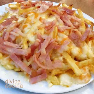 Patatas Con Queso Y Bacon
