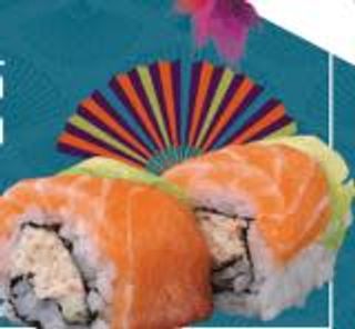 111. Rainbow Spicy Crab And Salmon