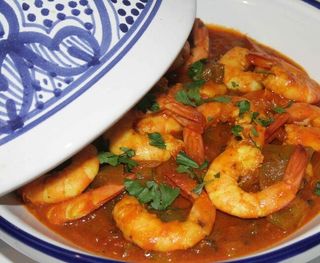 Tagine Crevettes Et Calamar