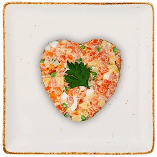   Олів'є з лососем  0.250 кг. 