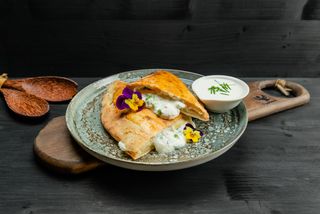 Palaneț cu brânză și smântână