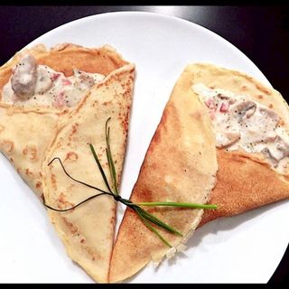 crêpe carbonara