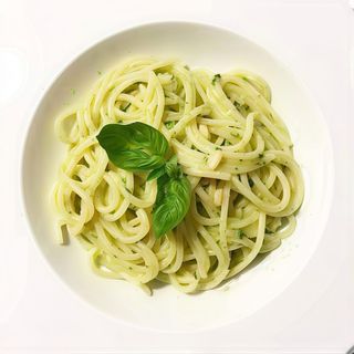 Espaguetis Al Pesto