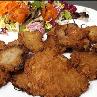 Setas Empanadas Con Almendras Y Alioli