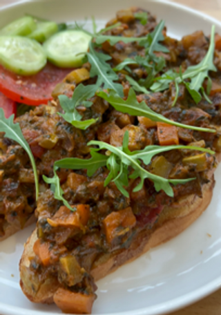 Povrce Focaccia  vegan