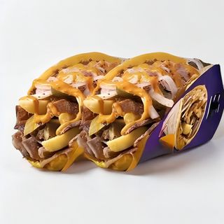 ქათმის დონერი ტაკო ორმაგი