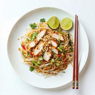 Pad Thai z kurczakiem