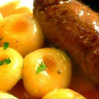 Rolada wieprzowa, ziemniaki gotowane