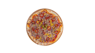 Tuna pizza posno