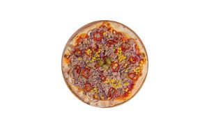Tuna pizza posno