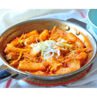 Rose Tteokbokki All In ( Formaggio + Salsiccia + Uova + Ramen )