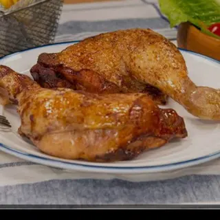 Menú Muslo de Pollo, Patatas y Bebida