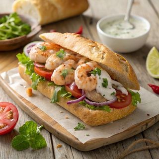 Sandwich gambas 