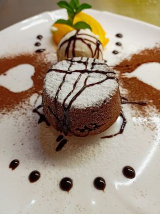 Фондан з морозивом (80/50г)