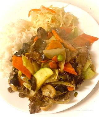 Wołowina z sosem curry