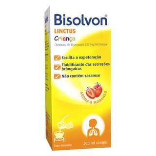 Bisolvon Linctus Criança Xarope 0,8mg/ml 200ml
