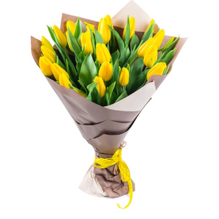 Bukiet tulipanów żółtych strong 25 
