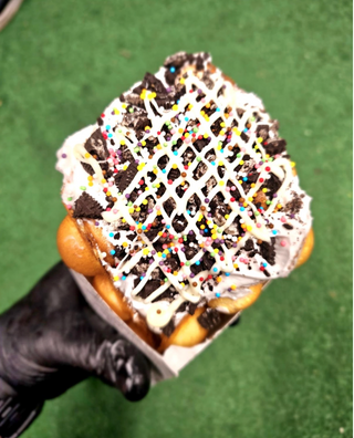 Бъбъл гофрета с бисквити Орео (1бр)