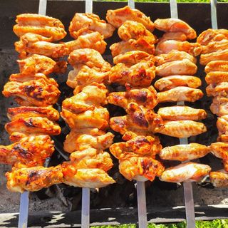 шашлык крылышки 