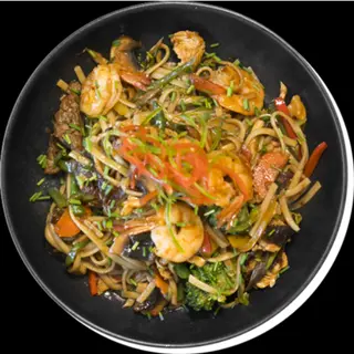 NOUILLES SAUTEES Poulet