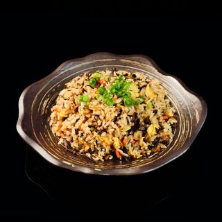 Arroz con verdura seca