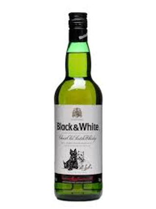 BLACK AND WHITE 750ML
