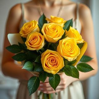 Ramo 6 rosas amarillas