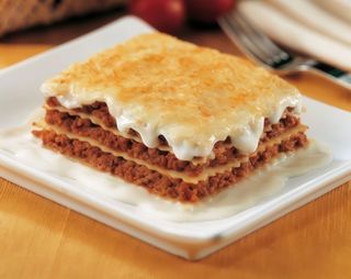 Lasaña de carne ternera