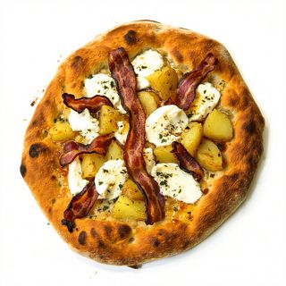 Patate, pancetta e scamorza