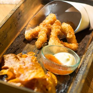 Хрупкави скариди темпура