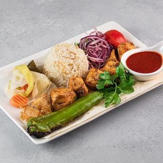 Шашлык из куриной грудки 