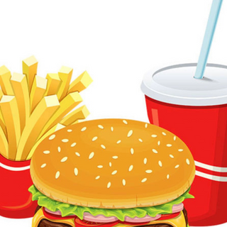 Menú Humergesa de pollo con patatas y refresco 