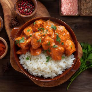 Bowl chicken masala