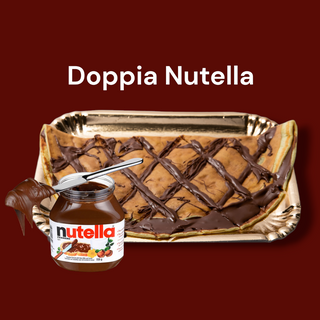 Crêpe con doppia Nutella