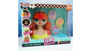 Голова Манекен для причёсок LOL (цвет волос: рыжий)